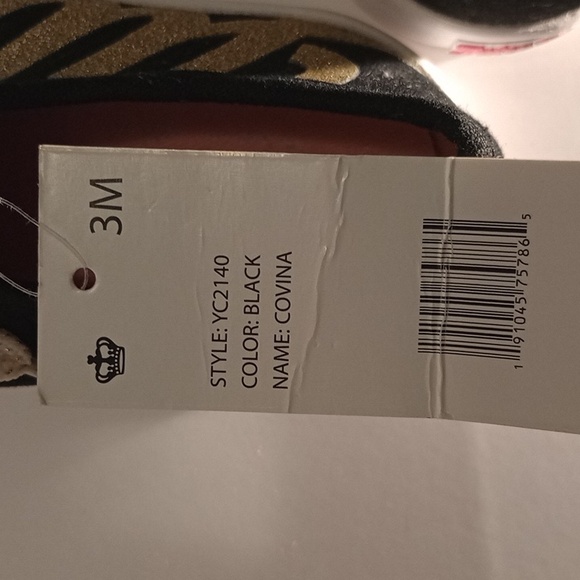 Juicy Couture  Black Silver Briella Sneaker - Picture 6 of 7